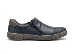 Giày  VNXK sneaker Naturläufer flex-zone in leather  màu xanh đen  - Giày da xuất dư sang Mỹ, Âu