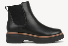 Boot nữ VNXK da bò thật Dr. Scholl's Women's Bring Vibes Chelsea Boot Color Black  Leather- Hàng xuất Mỹ