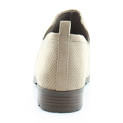 Giày nữ DR SCHOLLS Womens Brown Lightweight Rollin Round Toe Block Heel Slip On Booties - Giày nữ xuất khẩu Âu, Mỹ