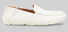 Giày nam da thật BORN Men's Marcel Moc Toe Loafers Color White - Giày nam xuất khẩu Mỹ, Eu