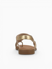 Sandal nữ Women's Soul Naturalizer Freya Flat Sandals Gold - Giày nữ xuất dư Âu, Mỹ