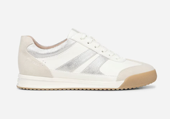 Giày nữ VNXK Naturalizer Women's Garnet Sneaker Color White/Silve Faux Nubuck - Giày nữ xuất Mỹ, Âu