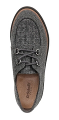 Giày nữ DR. SCHOLL'S Nice Max Platform Moc Toe Derby In Dark Grey - Giày nữ xuất khẩu Âu, Mỹ
