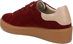 Giày Sneaker Nữ SOUL Naturalizer Women's Morrison2.0 Oxford Color Cranberry/Rose Pink Suede - Giày nữ xuất khẩu Âu, Mỹ