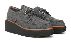 Giày nữ DR. SCHOLL'S Nice Max Platform Moc Toe Derby In Dark Grey - Giày nữ xuất khẩu Âu, Mỹ