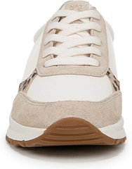 Giày nữ VNXK Naturalizer Women's Shay Sneaker Color: White/Leopard Leather - Giày nữ xuất Mỹ, Âu