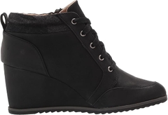 Boot nữ da thật Naturalizer Women's Haley-lace Ankle Boot - Giày nữ xuất khẩu Âu, Mỹ
