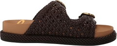 Dép Sandal nữ Sam Edelman Women's Pinto Brown Slide Sandal - Hàng xuất Mỹ