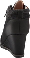 Boot nữ da thật Naturalizer Women's Haley-lace Ankle Boot - Giày nữ xuất khẩu Âu, Mỹ