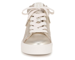 Giày nữ VNXK Naturalizer Morrison Mid High-Top Fashion Casual Sneakers Color Champagne Leather - Giày nữ xuất Mỹ, Âu