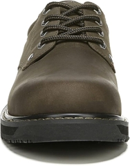 Giày da nam da sáp thật Dr. Scholl's Shoes Men's Harrington II Slip Resistant Work Oxford - Giày nam xuất khẩu Mỹ