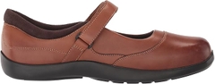 Giày búp bê Mary Jane nữ siêu nhẹ Women's Casual Mary Jane No. 19 Color Cognac - Giày nữ xuất khẩu Âu, Mỹ
