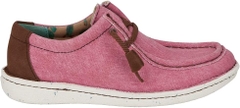 Giày nữ VNXK Justin Women's Hazer Pink Lace Up Casual Shoe - Giày nữ xuất khẩu Mỹ, EU