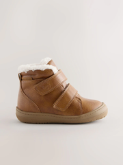 👟 Giày Trẻ Em Tan Brown Waterproof Touch Fastening Boots – Hàng Xuất Dư Chính Hãng Next