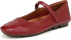 Giày nữ Naturalizer Women's Behold Mary Jane Ballet Flat Color Cranberry Leather - Giày nữ xuất Mỹ, Âu