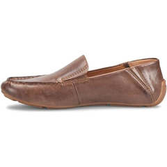 Giày nam da thật Born Men's Marcel Leather Lightweight Driving Moc Dark Brown Nut - Giày nam xuất khẩu Mỹ, Eu
