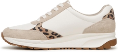Giày nữ VNXK Naturalizer Women's Shay Sneaker Color: White/Leopard Leather - Giày nữ xuất Mỹ, Âu