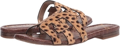 Dép Sandal nữ Sam Edelman Bay Cutout Slides Tan Leopard Print New - Giày xuất khẩu Âu, Mỹ