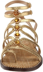 Sandal nữ Sam Edelman Tianna Gladiator Sandal Color  Gold Print - Giày nữ xuất dư Âu, Mỹ