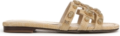 Sandal nữ Sam Edelman Bay Ray Slide Sandal Colour Name Bleached Beech Wood - Giày nữ xuất dư Âu, Mỹ