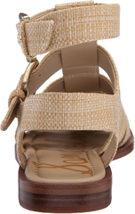 Sandal nữ Sam Edelman Dawn Fisherman Sandal Color  Bleached Beechwood Weave - Giày nữ xuất dư Âu, Mỹ