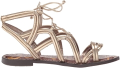 Dép sandal dây đan cao cổ Sam Edelman Gasha womens Flat Sandal - Giày xuất khẩu Âu, Mỹ