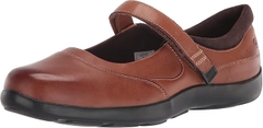 Giày búp bê Mary Jane nữ siêu nhẹ Women's Casual Mary Jane No. 19 Color Cognac - Giày nữ xuất khẩu Âu, Mỹ