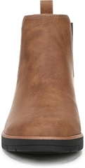 Boot nữ da bò thật Dr. Scholl's Shoes Women's Northbound Chelsea Boot Color Honey Brown Faux Leather - Giầy xuất khẩu Âu, Mỹ