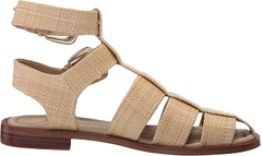 Sandal nữ Sam Edelman Dawn Fisherman Sandal Color  Bleached Beechwood Weave - Giày nữ xuất dư Âu, Mỹ