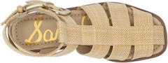 Sandal nữ Sam Edelman Dawn Fisherman Sandal Color  Bleached Beechwood Weave - Giày nữ xuất dư Âu, Mỹ