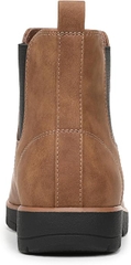 Boot nữ da bò thật Dr. Scholl's Shoes Women's Northbound Chelsea Boot Color Honey Brown Faux Leather - Giầy xuất khẩu Âu, Mỹ