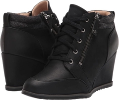 Boot nữ da thật Naturalizer Women's Haley-lace Ankle Boot - Giày nữ xuất khẩu Âu, Mỹ