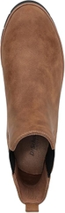 Boot nữ da bò thật Dr. Scholl's Shoes Women's Northbound Chelsea Boot Color Honey Brown Faux Leather - Giầy xuất khẩu Âu, Mỹ