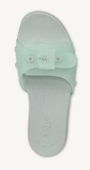 Dép nữ quai ngang Dr. Scholl's Women's So Original Jelly Slide Sandal Color Ocean Green Faux Leather   - Giày dép xuất dư Mỹ, EU