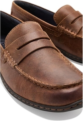 Giày lười nam da thật BORN Men's Wendell Shoe Color Tan - Giày nam xuất khẩu Mỹ, Eu