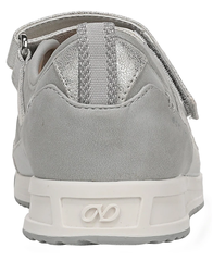 Giày nữ VNXK Naturalizer Women's Greta Slip On Sneaker Shoes Color Grey/Silver Faux Leather - Giày xuất Mỹ, Âu