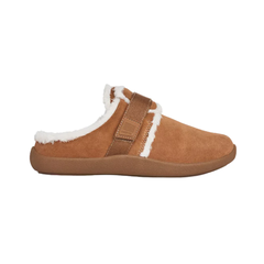 Giày nữ lót lông VNXK Anodyne Women's #99 Open Back Slipper - Camel (Regular Width) - Giày nữ xuất khẩu Mỹ, Âu