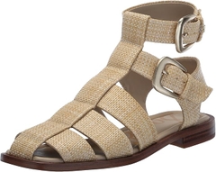 Sandal nữ Sam Edelman Dawn Fisherman Sandal Color  Bleached Beechwood Weave - Giày nữ xuất dư Âu, Mỹ