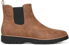 Boot nữ da bò thật Dr. Scholl's Shoes Women's Northbound Chelsea Boot Color Honey Brown Faux Leather - Giầy xuất khẩu Âu, Mỹ
