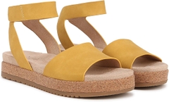 Dép Sandal Nữ Naturalizer SOUL Deara Sandal Color Yellow Faux Leather - Giày nữ xuất khẩu Âu, Mỹ