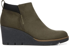 Boot nữ cổ ngắn da thật Dr. Scholl's Shoes womens Berklie Ankle Boot - Giầy nữ xuất khẩu Âu, Mỹ