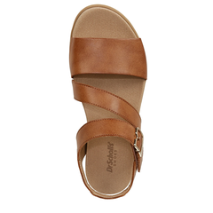 Sandal nữ Dr. Scholl's Womens Nicely Fun Ankle Strap Sandal Color Brown- Giày xuất dư Mỹ