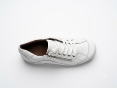 Giày  VNXK sneaker Naturläufer flex-zone in leather màu trắng - Giày da xuất dư sang Mỹ, Âu