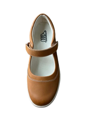 Giày búp bê Mary Jane nữ siêu nhẹ Women's Casual Mary Jane No. 19 Color Cognac - Giày nữ xuất khẩu Âu, Mỹ