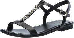 Sandal nữ Naturalizer Womens Teach Chain-link Detail Flat Sandal - Giày nữ xuất dư Âu, Mỹ