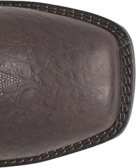 Giày bảo hộ nam, giày đi xe PKL, giày đi phượt da cá sấu thật, chống nước, đế cách điện và chống đinh chính hãng DOUBLE-H Men's Phantom Rider Arbiter 6" Romeo Wide Square Composite Toe Work Boots with Carib Dusky Leather Upper, Comfort Footbed, EH-Rated - Giày xuất dư Mỹ