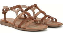 Sandal nữ Naturalizer womens Julia Strappy Sandal Color Toffee Brown Faux Suede - Giày nữ xuất dư Âu, Mỹ