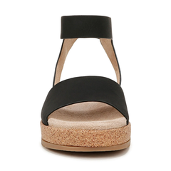 Dép Sandal nữ SOUL Naturalizer Womens Deara Platform Flat Sandals Color Black - Giày nữ xuất khẩu Mỹ, Âu