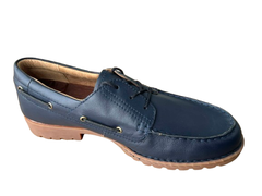 Giày nam da thật Born Men's Explorer 3-Eye Color Navy (Blue) - Giày nam xuất khẩu Mỹ, Eu