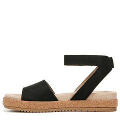 Dép Sandal nữ SOUL Naturalizer Womens Deara Platform Flat Sandals Color Black - Giày nữ xuất khẩu Mỹ, Âu